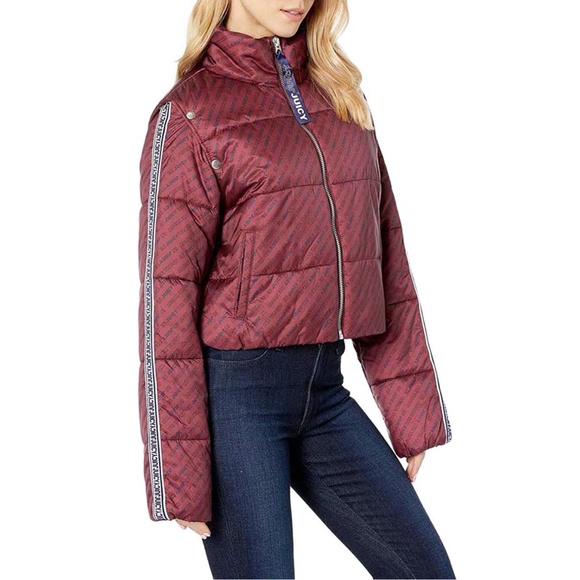 Juicy Couture Snap Off Sleeve Puffer Jacket - Picture 6 of 8